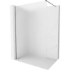 Mexen, Mexen Kioto-X sprchová stena 70 x 200 cm, mráz 10 mm, pištoľový kov - 800-070-101-95-30-X