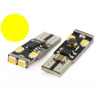 LED AUTO ŽIAROVKA 6 SMD2385 CANBUS - TEPLÁ BIELA, T10