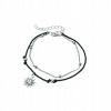 Strieborné lačinky Anklet Sun Pohodlný tvar (Strieborné lačinky Anklet Sun Pohodlný tvar)