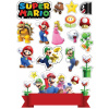 CUKROVÁ TLAČ jedlý obrázok na tortu Cukrová hmota SUPER MARIO HRA LUIGI + TEXT #5