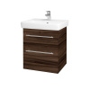 Dreja Umývadlová skrinka Q MAX SZZ2 55 - D06 Orech / Úchytka T02 / D06 Orech