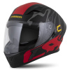 Cassida Moto přilba Orbit Multivers černá matná/červená/šedá/žlutá (Velikost: L (59-60))