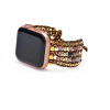 eses Řemínek s korálky pro Apple Watch - Prírodný vínový, 38mm, 40mm, 41mm