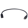 i-tec Kábel USB-C USB-C ® zásuvka, USB-C ® zástrčka 0.30 m čierna C31EXTENDCBL; C31EXTENDCBL