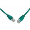 Solarix Patch kábel CAT5E SFTP PVC 1m zelený odolný proti zaseknutiu C5E-315GR-1MB