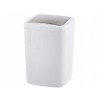 Plastový kúpeľňový kôš Wenko 8,5 l biely