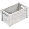 KESPER Úložný box 25,8 x 17 x 13,5 cm, topoľová preglejka, antická biela KESPER 66450