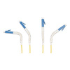 Delock - Síťový kabel - jednoduchý režim LC (M) úhlový do jednoduchý režim LC (M) úhlový - 5 m - optické vlákno - duplex - 9 / 125 mikron - OS2 - neobsahuje halogen - žlutá