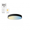 LED svítidlo přisazené | DC24V | 40W | kruh | Ø400mm | CCT 2000-6000K | černé |