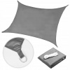 ModernHome Square Shade Sail Waterproof Canopy 5 x 5 m šedá