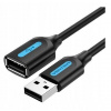 VENTION PREDLŽOVACÍ KÁBEL USB-A 2.0 (ZÁSTRČKA) NA USB-A (ZÁSUVKA) ČIERNY 5M