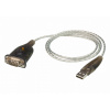 ATEN UC232A1-AT sériový kábel Čierna, Kovová 1 m USB Typ-A DB-9 (UC232A1-AT)