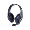Slúchadlá GEMBIRD GHS-05-B, gaming, černo-modrá, 1x 4-pólový 3,5mm jack, mikrofón (GHS-05-B)