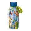 Quokka Nerezová termofľaša Solid Kids s pútkom Jungle 330 ml 17x6 modrá