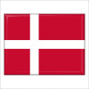 Magnetka vlajka Dánsko