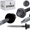 Farmárske skrutky 4,8x50 mm RAL 7016 100 ks, skrutky Etanco GTF2 Z14