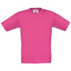 B&C | Exact 150 /kids, Detské tričko, červená fuchsia, 12-14