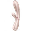 Hrejivý vibrátor so zajačikom Hot Lover – Satisfyer (ovládaný mobilom)