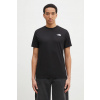 Bavlnené tričko The North Face M S/S Redbox Celebration Tee pánske, čierna farba, s potlačou, NF0A87NVJK31