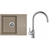 Set Sinks G1454 (dřez Linea 600 Truffle 54 + baterie Vitalia Chrom - lesklý)