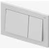 TECE BASE ovládacie tlačidlo 214x145mm, pre WC, dvoumnožstevní splachovanie, biela 9240700