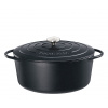 KÜCHENPROFI Provence – oválny zapekací hrniec 12,5 l dĺ. 40 cm čierny