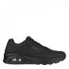 Skechers UNO Stand On Air Mens Trainers Triple Black 6.5 (40)
