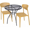 ROJAPLAST Set záhradného nábytku ZWMT-06 záhradný stôl 1 + 2 záhradné stoličky AIRE