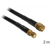 DeLOCK - Prodlužovací anténní kabel - SMA (F) do SMA (M) - 10 m - černá 88445