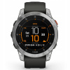 Smartwatch Garmin Epix 2 Steel oceľové so sivým remienkom