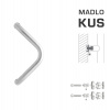 Madlo na dvere WA - MADLO M6 WA/B-D-DREVO ks NEM - nerez matná | MP-KOVANIA.sk