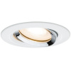 PAULMANN Zápustné svítidlo LED Nova IP65 kulaté 7W GU10 bílá / chrom 1ks výklopné 92903