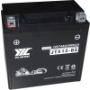 Pb akumulátor JYC JTX14-BS AGM pro motocykly 12V/14Ah levý