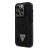 Guess Rhinestones Triangle Metal Logo kryt pre iPhone 14 Pro čierný 14529312