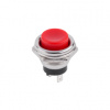 Tlačidlový spínač PUSH ON 2-pin, 230V, červený PRK0019B