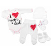 Baby Nellys Súpravička do pôrodnice I love mom & dad, unisex