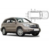 Slnečné clony na okná - HONDA CR-V (2007-2012) - Komplet sada