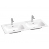 Ravak Dvojumyvadlo Chrome Slim 120x49 cm dva otvory pro baterii XJG01112001