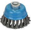 Bosch Miskovitá kefa pre uhlové brúsky oceľ spletaný drôt 75 mm hrúbka 0,5 mm 1608622029
