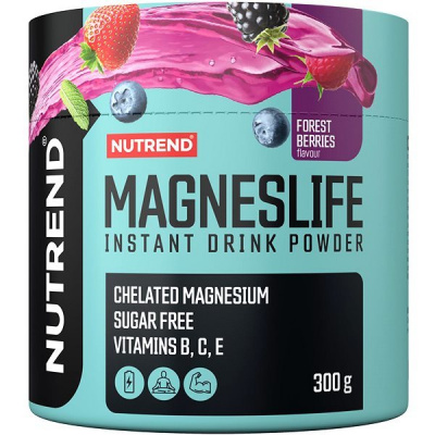 Nutrend Magneslife instant drink powder 300 g, lesné plody