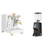 Lelit Bianca PL162T V3, white + Eureka Atom Specialty 75, black