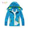 Chlapčenská jarná bunda - KUGO B2838, modrá Farba: Modrá svetle, Veľkosť: 98