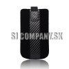Kožený obal Samsung Galaxy Ace 2 – Carbon FL – čierna