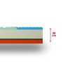 Matrac Continental Plus Cashmere 140x200 cm -