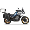 SHAD Kompletná sada sedlových brašní SHAD TERRA TR40 adventure a hliníkového kufra SHAD TERRA 55L vrátane montážnej sady SHAD CF Moto 800MT