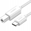 Ugreen 40560 USB, USB 2.0 USB C USB B, 1m, bílý