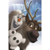 CUKROVÁ TLAČ jedlý obrázok na tortu Cukrová hmota OLAF FROZEN Ledové kráľovstvo Elsa An