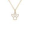 Zlatý prívesok anjelik