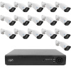Balík video sledovania NVR PNI House IP716 a 16 kamier PNI IP125 s IP, 5MP
