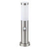 Svietidlá vstupné vonkajšie - SŁUPEK OGRODOWY LATARENKA SENSOR 45cm INOX 8267 (Svietidlá vstupné vonkajšie - SŁUPEK OGRODOWY LATARENKA SENSOR 45cm INOX 8267)